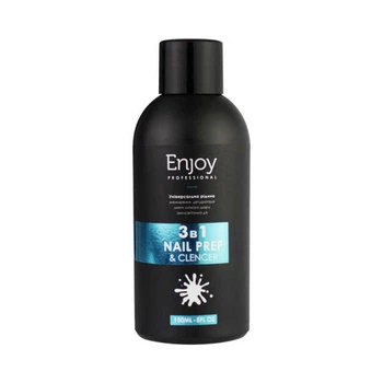 Подготовитель ногтя 3 в 1 Enjoy Professional Nail Prep Clencer, 150 мл (2000994178202)