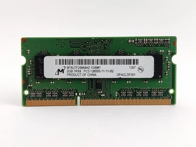 Оперативная память для ноутбука SODIMM Micron DDR3 2Gb 1600MHz PC3-12800S (MT8JTF25664HZ-1G6M1) 13368 Б/У
