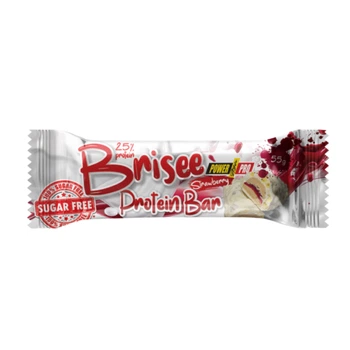 Brisee 25% - 20x55g Strawberry протеїнові батончики Brisee зі смаком полуниці для смачного перекусу, підтримки білка та тонусу