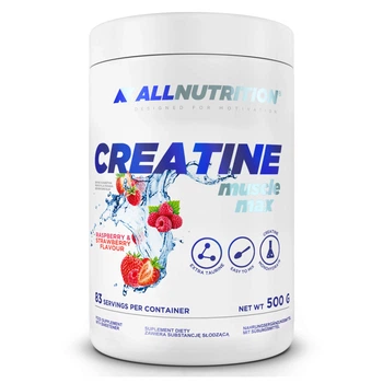Креатин Моногидрат с Таурином Creatine Muscle Max - 500г Малина-Клубника 5902837732954