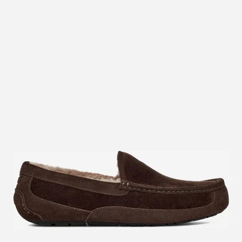 Мужские мокасины утепленные замшевые UGG 890808962 51 (17US) 34 см Коричневые (1159804061)