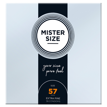 Презервативи Mister Size підходящі за розміром 57 мм 36 шт (4260605480126)