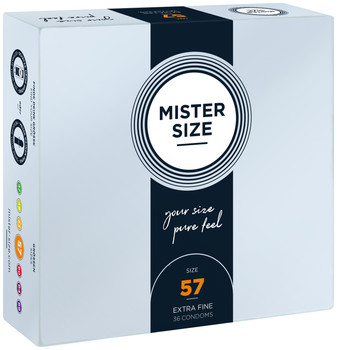 Презервативи Mister Size підходящі за розміром 57 мм 36 шт (4260605480126)
