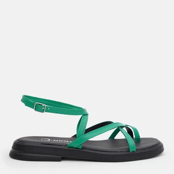 Женские сандалии кожаные Ashoes 14/2 38 24.5 см Зеленые (ROZ6501004405)