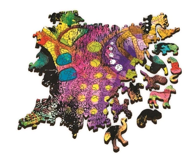 Puzzle drewniane Trefl Kolorowy kot 51.9 x 37.5 cm 1000 elementów (5900511201482)