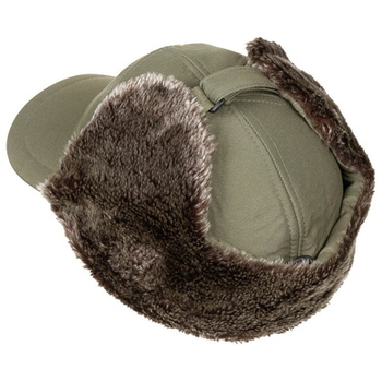 Бейсболка зимняя Winter Cap Trapper Олива