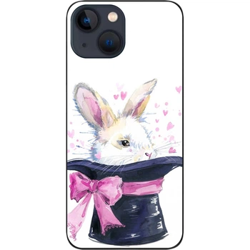 Чохол силіконовий SMTT для iPhone 13 mini з картинкою Кролик