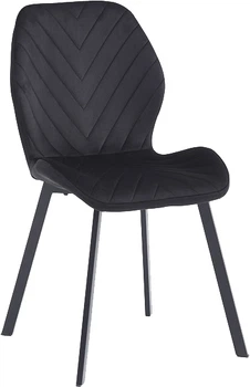Стілець Vetro Mebel N-54 Чорний велюр (N-54-black-velur/black)