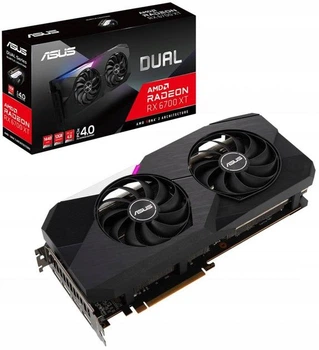 Видеокарта AMD Radeon RX 6700 XT 12GB GDDR6 Dual Asus (192 bit/PCI-E 4.0)