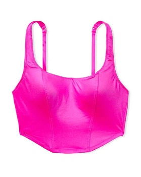 Корсетный топ SATIN LIGHTLY LINED CORSET TOP PINK BERRY Розовый L