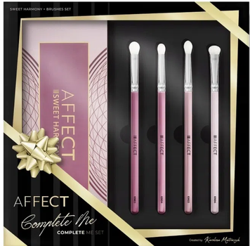 Paleta cieni do powiek Affect Complete Me paleta cieni do powiek + pedzel do makijazu oka 4szt (5902414439269)