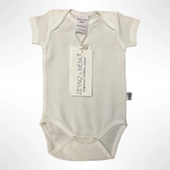 Детское боди ZEYNO&MEMO organic cotton wear (Турция) 80 см Белый (0618)