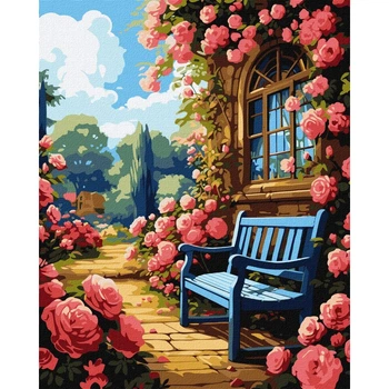 Картина по номерам Идейка Цветочный сад, 40x50 см (KHO6335)