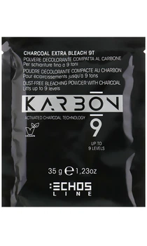 EchosLine 9 Charcoal Extra Bleach Знебарвлювальний вугільний порошок для освітлення до 9-ти тонів