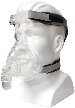 Сіпап маска носо-ротова М розмір для неінвазивної вентиляції легень та сіпап терапії
