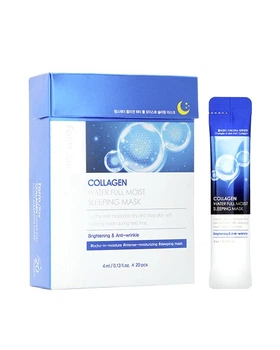 Ночная увлажняющая маска с коллагеном FarmStay Collagen Water Full Moist Sleeping Mask 4 ml