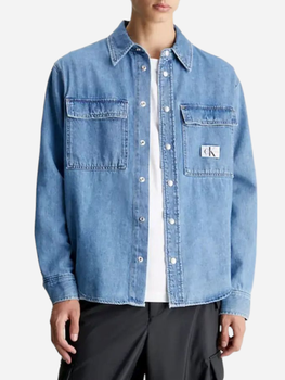 Koszula męska jeansowa Calvin Klein Jeans ckj30j3245821a4 XL Niebieska (8720108945486)