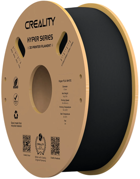 Пластик Creality Hyper PLA Filament для 3D принтера 1 кг 1.75 мм Черный (3301010343)