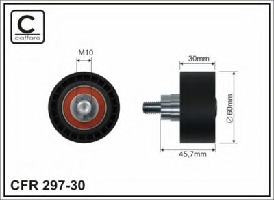 Ролик обводной CAFFARO (297-30) Caffaro (29730)