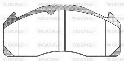 Тормозная колодка дисковая на грузовые авто Woking (JSA 11333.10) Woking (JSA1133310)