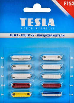 Предохранитель 2101 цилиндр (5А-1 8А-6 16А-2 25А-1) Tesla (F152)