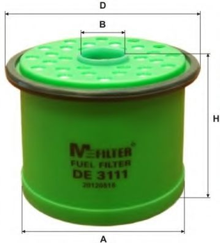 Фільтр палива MFilter (DE3111)
