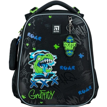 Рюкзак шкільний каркасний Kite Roar K24-531M-5 38x29x16 см 1158 г чорний