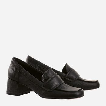 Loafersy damskie skórzane