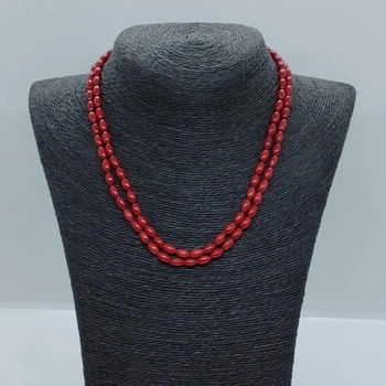 Коралловые бусы L=90 см