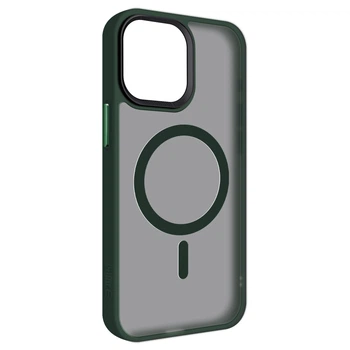 Чехол ArmorStandart Uniq Magsafe для Apple iPhone 15 Pro Max Dark Green (ARM75321)