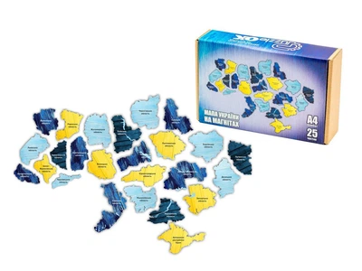 Пазл PuzzleOK Мапа України на магнітах