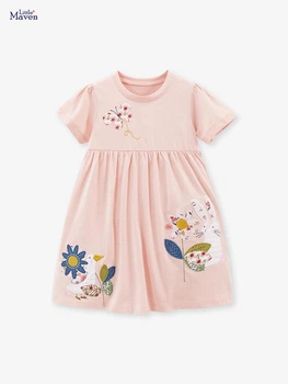 Детское платье для девочки Little Maven арт.1828 104 см Розовый