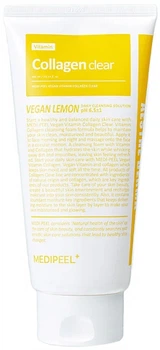 Осветляющий гель-пенка для лица с коллагеном - Medi Peel Vegan Vitamin Collagen Clear 300ml (1304777-142989)