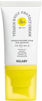 Сонцезахисний крем для обличчя SPF 30+ - Hillary VitaSun Daily Protect Cream 40ml (40ml) (1174334-1566393-2)