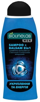 Шампунь-бальзам 2 в 1 "Ментол и морские минералы" - Biolinelab Shampoo + Balsam 2 in 1 400ml (1284011-140339)