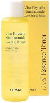 Освітлююча тонер-есенція для обличчя - Trimay Vita Physalis Niacinamide Dark Stop & Bright Toner 200ml (1303217-3946542)
