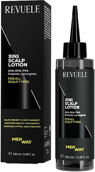 Лосьйон для шкіри голови - Revuele Men Way 3 in 1 Scalp Lotion 100ml (1334254-8260793)
