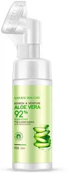 Пінка для вмивання з алое віра, із щіточкою - Bioaqua Aloe Vera Refresh and Moisture Cleanser 120ml (1256384-140130)