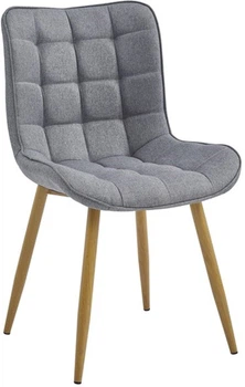 Стілець для кухні Vetro Mebel M-76 Попелястий + дуб (M-76-ash/oak)