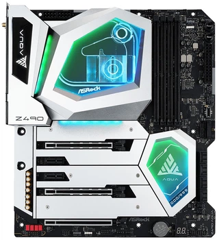 Материнская плата ASRock Z490 AQUA (s1200, Intel Z490, PCI-Ex16