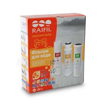 Комплект картриджей Raifil Resin Trio умягчение