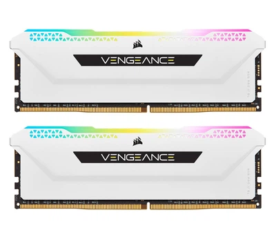 Пам'ять для настільних комп'ютерів Corsair 16 GB (2x8GB) DDR4 3200 MHz Vengeance RGB PRO SL (CMH16GX4M2E3200C16W)
