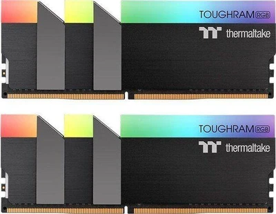 Пам'ять для настільних комп'ютерів Thermaltake 16 GB (2x8GB) DDR4 3200 MHz TOUGHRAM Black RGB (R009D408GX2-3200C16A)