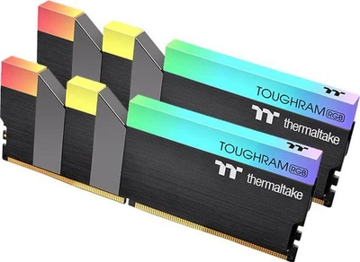 Пам'ять для настільних комп'ютерів Thermaltake 16 GB (2x8GB) DDR4 4400 MHz TOUGHRAM Black RGB (R009D408GX2-4400C19A)