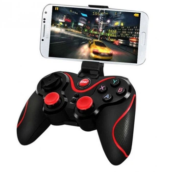 Беспроводной игровой геймпад Bluetooth джойстик для телефона смартфона UKC X3 Android черный