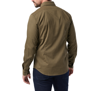 Рубашка тактическая 5.11 Tactical Alpha Flex Long Sleeve Shirt XL Ranger Green Dby
