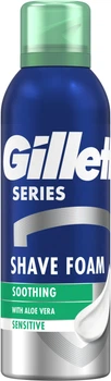 Піна для гоління Gillette Series Для чутливої шкіри з алое вера 200 мл (8001090870926)