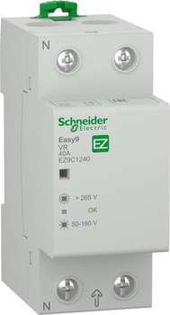 Реле напруги Schneider Electric 40А EZ9 1Р+N 230В (C2) (EZ9C1240)
