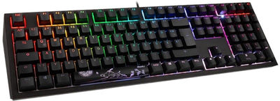 Klawiatura przewodowa Ducky Shine 7 Cherry MX Silent Red USB Black (GATA-1203)