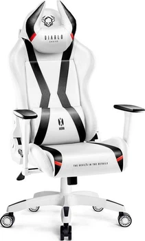 Комп'ютерне крісло для геймера Diablo Chairs X-Horn 2.0 King Size White